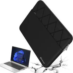 Smatree 14 inch Laptop Sleeve for HP Omnibook X Laptop AI PC-14/EliteBook Ultra G1q Notebook AI PC Copilot+PC, EliteBook 640/645 G10/G9, for HP Dragonfly Pro Chromebook, Case with Pocket (E420)