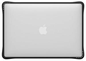 CASETiFY Impact MacBook Air 13-inch (M1/Intel) Case [Enhanced Protective Corner Design/Ventilation Cutouts/Anti-Slip Grip] - Clear Black
