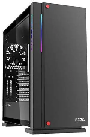 Azza CSAZ-7000B (Black) Zircon Full Tower PC CASE, Black