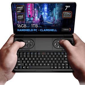 GPD Win Mini 2025 Handheld Gaming PC, AMD Ryzen 7 8840U, 8C/16T up to 5.1GHz, Radeon 780M GPU, 16GB LPDDR5X RAM, 1TB NVMe SSD, 7" 1080p 120Hz Touchscreen, Wi-Fi 6E Bluetooth 5.3