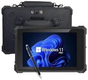 CENAVA Rugged Tablet W10N,10.1 Inch Windows 11 Pro,8GB+128GB,Intel N5100,IP68 Waterproof,700nit Sunlight Readable,4G,LTE,GPS,WiFi 6 Heavy Duty Industrial Outdoor Work Tablet PC