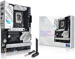 ASUS ROG Strix B760-A Gaming WiFi 6E ATX Motherboard for Intel 13th & 12th Gen - White, PCIe 5.0, Aura Sync RGB