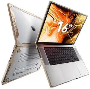SUPCASE for MacBook Pro 16 Inch Case 2024-2021 (Unicorn Beetle), M4/M3/M2/M1 Pro/Max A3403 A3186 A2991 A2780 A2485 Heavy Duty Rugged Shockproof Hard Shell Protective Cover for MacBook Pro 16", Tan