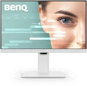 BenQ GW2786TC Office USB hub Monitor 27" 1080p | Coding Mode | IPS | Eye-Care Tech | Adaptive Brightness | Height Adjustable | White Monitor | Noice-Cancelling Mic | Daisy Chain | USB-C