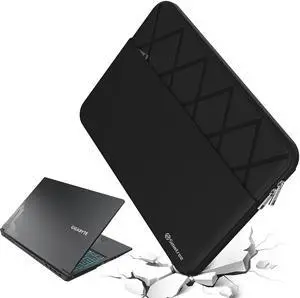 Smatree 15.6 inch Laptop Sleeve for GIGABYTE G5 KF/MF 2024, for GIGABYTE G5 GE/KE/ME, GIGABYTE Protective Laptop Case with Accessory Pocket, YKK Zipper, Patented Super Corner Design (E602)
