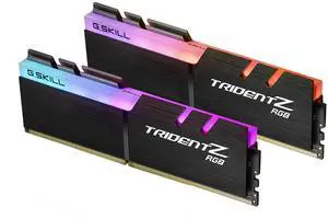 G.SKILL Trident Z RGB Series DDR4 RAM (XMP) 32GB (2x16GB) 3600MT/s CL18-22-22-42 1.35V Intel AMD Desktop Computer Memory U-DIMM (F4-3600C18D-32GTZR)