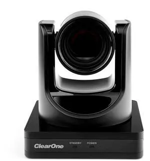 ClearOne Unite 150 Professional-Grade HD USB PTZ Camera 1080p30 Video, 12x Optical Zoom, and Wide-Angle Video Capture with Advanced Noise Reduction.