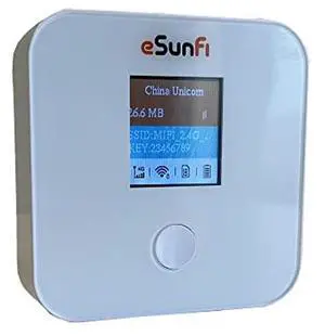 Sunhans eSunFi SHFiEL40 4G LTE WiFi Mobile Hotspot Router, Worldwide WiFi Portable High Speed WiFi Hotspot, No SIM Card Needed,Secure Wireless Network Anywhere, Mini Size, Only 135g