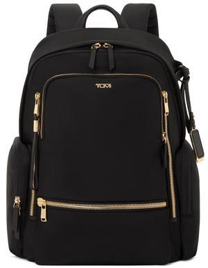 TUMI - Voyageur Celina Backpack - Travel Backpack for Women - For Business, Commute - Holds Up to 16" Laptop - Black & Gold Hardware