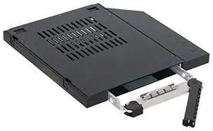 ICY DOCK 2.5" SSD / HDD Hot-Swap SATA Mobile Rack for 9.5mm Ultra Slim CD/DVD-ROM Optical Bay | ToughArmor MB411SPO-2B