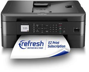 Brother MFC-J1010DW Wireless Color Inkjet All-in-One Printer with Mobile Device and Duplex Printing, Refresh Subscription and  Dash Replenishment Ready