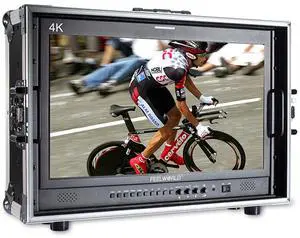 FEELWORLD 21.5" 3G-SDI/ 4K HDMI Broadcast Carry-on Director Monitor with IPS Full HD 1920x1080 for TV News Production, Broadcasting House, TV Broadcasting Truck and Other Fields.