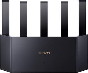 Tenda BE3600 Wi-Fi 7 Router - Dual Band Gigabit Router for Wireless Internet, 3x1G Ports, VPN, MLO, NFC, Easy Setup, Parental Control, Access Point Mode, Vertical WiFi (RE3L)
