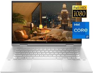 HP Envy x360 Touch-Screen Laptops for College Student & Business, 15.6" FHD 12th Generation Intel Core i7-1260P, 32GB RAM, 1TB SSD, FP Reader, Backlit KB, Webcam, Wi-Fi, Windows 11, LIONEYE Bundle