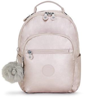 Kipling Seoul Small Metallic Tablet Backpack Metallic Rose