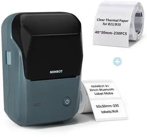 NIIMBOT B1 Label Maker and 2 Rolls Tape Bundle