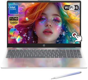HP 15.6" Touchscreen Laptop - FHD 1080p IPS Display - Intel Core 5 Processor - Wi-Fi 6 - Webcam - Windows 11 Home Copilot - w/Stylus (16GB RAM | 1TB PCIe SSD)