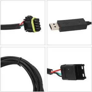 USB CAN Communication Cable 558 443 2 with Y Splitter, Compatible for Holley EFI Sniper EFI Terminator X
