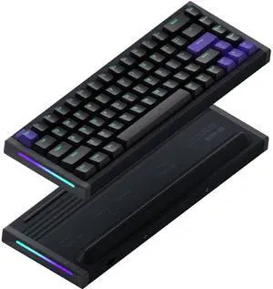 NuPhyX BH65 All-Aluminum Magnetic Switch Gaming Keyboard,65% 68keys RGB Rapid Trigger Wired Custom Hall Effect Keyboard,PBT keycaps,Actuation Point Adjustable,8K Hz Polling Rate-Magnetic Jade Pro