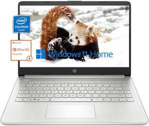 HP 14" Laptop for Student and Business,Ultral Light Laptop,Business Laptop,Intel Celeron N4120 Processor,4GB RAM,128GB eMMC,Intel UHD Graphics,1-Year Office 365,Windows 11 S,Silver