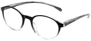 Calabria R770 Blue Light Progressive Reading Glasses +2.00 Black Multifocal Glasses Progressive Readers Multi Focus Eyeglass
