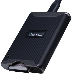 CFTek CFexpress Type B Memory Card Reader - USB 3.2 Gen 2x2 20Gbps CFexpress Card Reader, Card Health Monitor, Includes USB-C & USB-A Cables