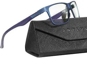 ANYLUV Blue Light Blocking Glasses Men Computer Gaming Glasses Lightweight Al-Mg Metal Anti Eyestrain Eye Protection