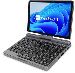 8 Inch Mini Laptop 11, Mini Laptop Computer, CPU N100 Alder Lake LPDDR5 12GB , Handheld PC with All Metal Body (12G+1T)