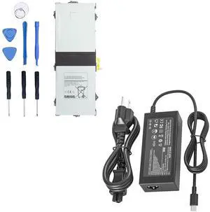 EB-BW720ABE EB-BW720ABA Chromebook 4 4+ XE310XBA XE350XBA Replacement Battery, 65W USB C Charger for Samsung Galaxy Book Pro 360 NP950QDB NP930QDB