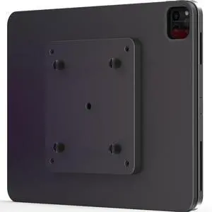 MagFlott VESA Mount V2 (13"/12.9") Wireless Charge for iPad Pro 13" M4, 12.9", iPad Air 13" M3/M2, Magnetic Holder for iPhone. Curved 6.5 FEET USB C Cable, Ucable. Arm Mount Not Included.
