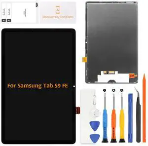 A-MIND Galaxy Tablet S9 FE 10.9" LCD Replacement Display for Samsung S9 FE SM-X510 SM-X516B Screen Replacement Touch Screen Digitizer Assembly Glass Repair Parts