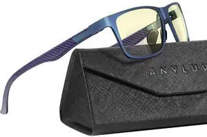 ANYLUV Blue Light Blocking Glasses Men Computer Gaming Glasses Lightweight Al-Mg Metal Anti Eyestrain Eye Protection