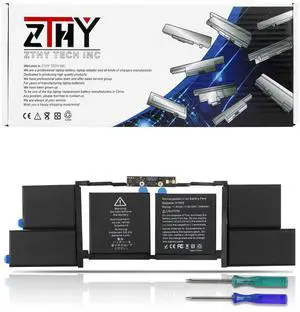 A1990 A1953 Laptop Battery for MacBook Pro 15" Touch Bar A1990 EMC 3215 3359 BTO CTO Mid 2018 2019 MV902LL/A MV912LL/A MV922LL/A MV932LL/A MV942LL/A MV952LL/A MV962LL/A MV972LL/A MV902B/A MV912B/A