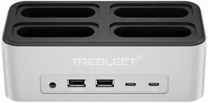 13 in 1 Professional Docking Station with 4 Expansion Slot; USB4 hub Compatible for Mac Windows Thunderbolt 4/3; with 60W PD, 2X USB-C, 2X USB-A, DisplayPort, 2.5 Gigabit Ethernet, Audio, NVMe Slot
