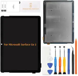 A-MIND Original for Microsoft Surface Go 2/3/4 10.5" (1920x1280 FHD) Black LCD Screen Replacement Display Touch Digitizer Assembly Replacement Model 1901 1926 1927 with Repair Tools