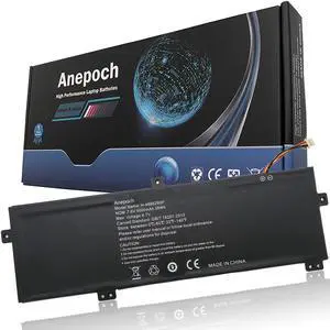 Anepoch H-4886280P 4886280P Laptop Battery Replacement for Gateway GWTN156-11BK GWTN156 Series Notebook U3576127PV-2S1P U3576127PV U3576127 5080270P 2ICP4/76/127 7.6V 38Wh 5000mAh