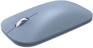 Incase Modern Mobile Mouse - Designed by Microsoft - Lightweight, Precision Navigation, Right/Left Hand Use, Scroll Wheel, BlueTrack Technology, Wireless Bluetooth for Mac/Windows/8/10/11 (Ice Blue)