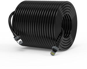 Fanktoo 164FT/ 45M Starlink Gen 3 Cable for Star Link Generation 3 V3/ Mini, Replacement Extension Starlink Ethernet Cable Waterproof (Black)