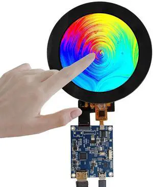 FanyiTek 3.4 inch 800x800 IPS MIPI 330nit Round LCD Touch Screen and 39 pins Controller Board
