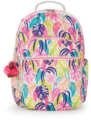 Kipling Women's Seoul 15" Laptop Backpack, Durable, Roomy with Padded Shoulder Straps, Built-In Protective Sleeve