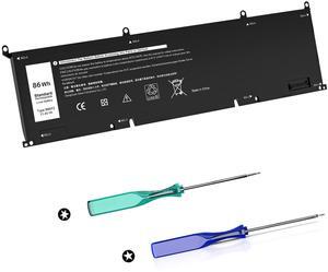 86Wh 69KF2 Battery Replacement for Dell XPS 15 9500 9510 9520 9530 Alienware M15 R3 R4 R5 R6 R7 M16 R1 M17 R3 R4 Precision 5550 5560 5570 Inspiron 7510 7610 7620 P87F P91F P45E p100f M59JH 8FCTC 70N2F