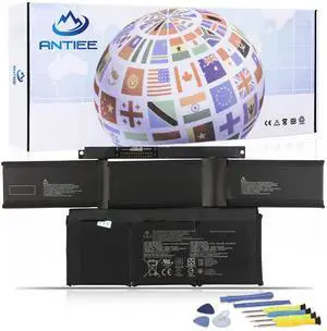 ANTIEE G3HTA071H G3HTA072H Laptop Battery Replacement for Microsoft Surface Laptop Studio 1964 1943 14.4" 14.4inch Series CJ1-00001 CJ1-00002 I8I-00001 I8I-00002(11.38V 4948mAh/56.3Wh)