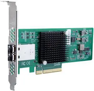 Broadcom PCIe SAS/SATA HBA Card - 2X Mini SAS Ports, Same as LSI 9300-8E