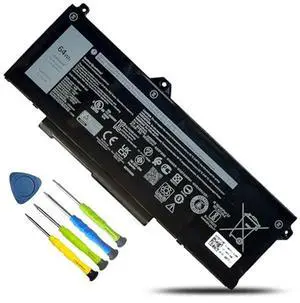 BOWEIRUI GRT01 Battery for Dell Latitude 5421 5521 Battery Latitude 5431 5531 Precision 3561 3571 3581 3470 Series Laptop 00P3TJ 0P3TJ 0R05P0 R05P0 05RGW 15.2V 64Wh 4000mAh 4-Cells