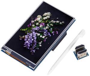 4 inch LCD Display, DC 5V IPS HD Display Screen HDMI Display 4-Inch Screen Resistive Touch for Raspberry Pi