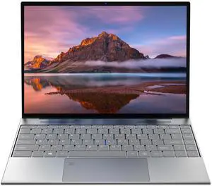 Notebook W11 Laptop,quad core notebook computer 128GB SSD, 13.5-inch 3000*2000 3K LCD Screen ,Full Metal Case, Backlit Keyboard, AC Wi-Fi,Type-C Fingerprint Recognition and touch ID ,WPS and Gray
