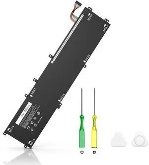 SLE-TECH 97Wh 6GTPY Laptop Battery for Dell XPS 15 9550 9560 9570 7590 Vostro 7500 7590 4GVGH 1P6KD 5XJ28 GPM03 P56F Inspiron 15 7500 7501 7590 7591 Precision 5520 5530 5540 5510 6-cell Laptop Battery