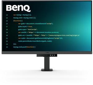 BenQ RD320UA 32" 4K 3840x2160 Programming Monitor with 2000:1 Contrast Ratio, Nano Matte Panel, MoonHalo, 90W USB-C, Coding Modes, Night Hours Protection, Ergonomic Stand, and Eye-Care Technology