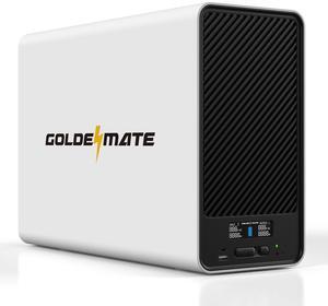 GOLDENMATE 1500VA/1000W Lithium UPS Battery Backup and Surge Protector, Backup Battery Power Supply with LiFePO4 Batteries(296Wh), AVR, Line Interactive Sinewave UPS System, 8 Outlets, LCD Display