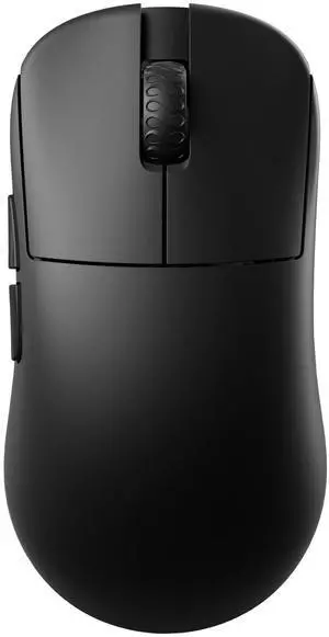 Lamzu Inca Gaming Mouse, 8K Polling Rate, Optical Switches, TTC Encoder, Paw3950 IC, Nordic 52840 MCU, Symmetrical High-Hump, Recommended for Claw-Grip Gamers, 8K Dongle Included (Black)